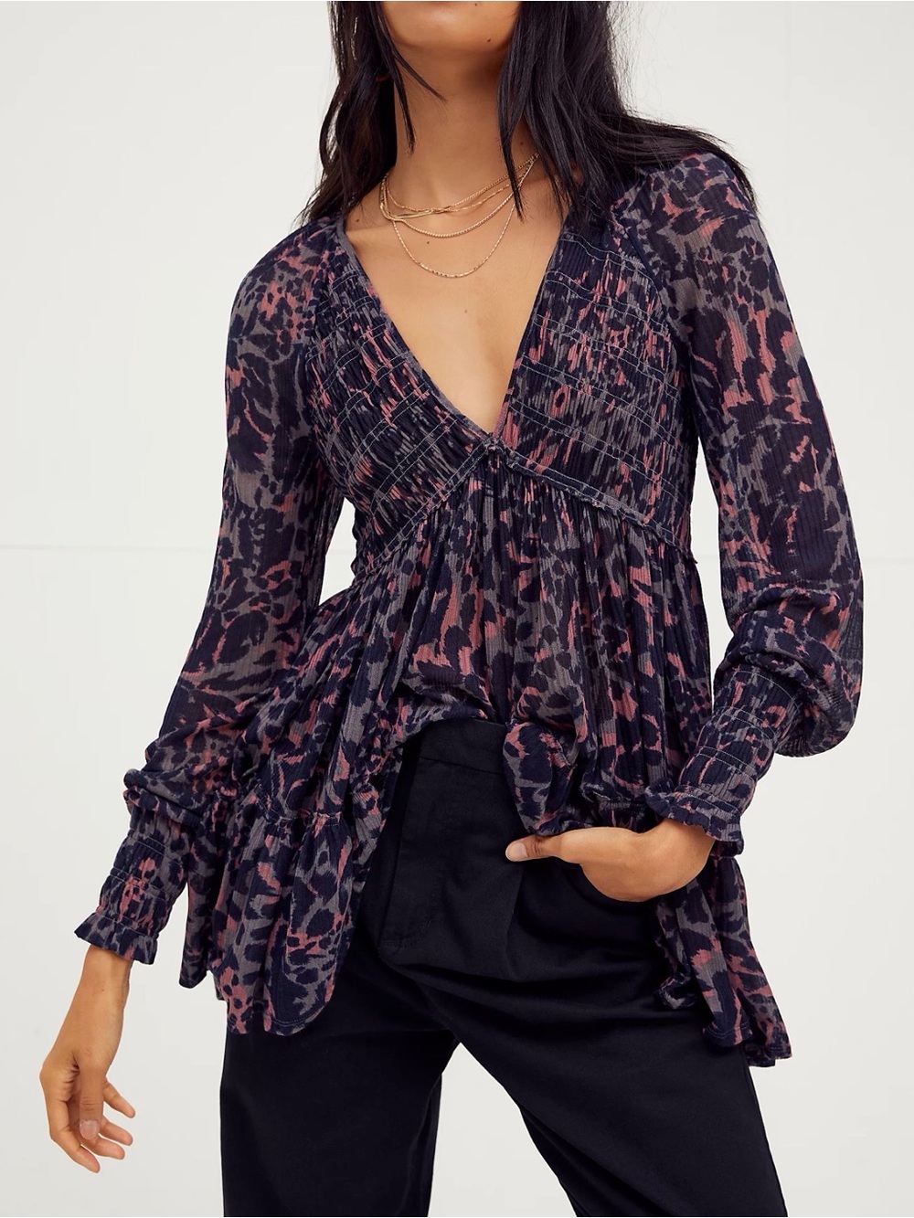 Free People Dark Romance Tunic
